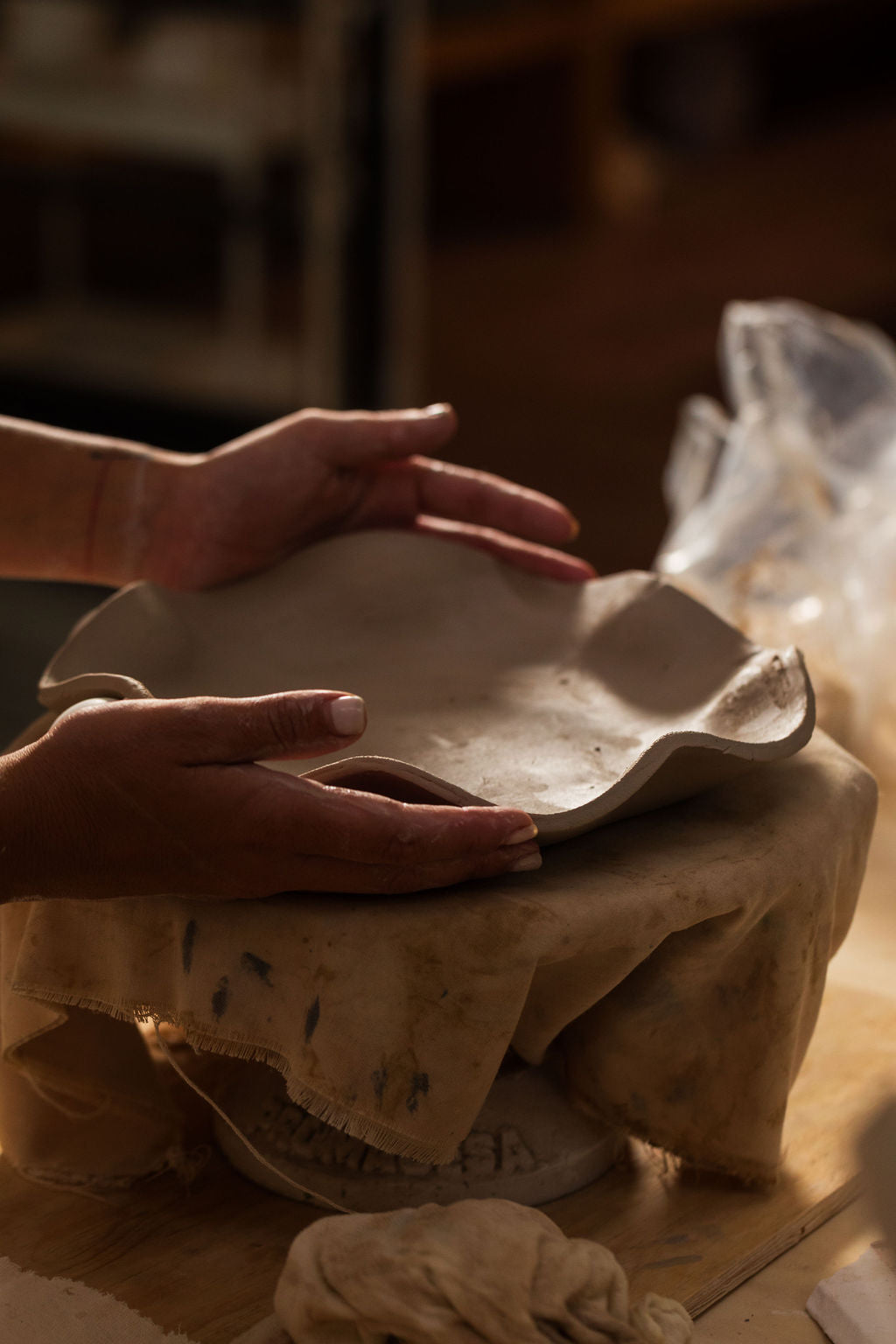 cerámica · construcción manual · clase suelta